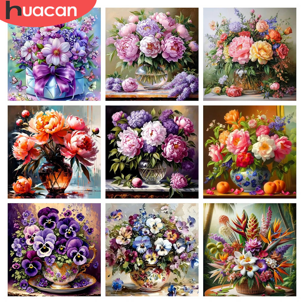 Resin Art Of Rose - HUACAN 5D Elmas Mozaik Gül Çiçeği