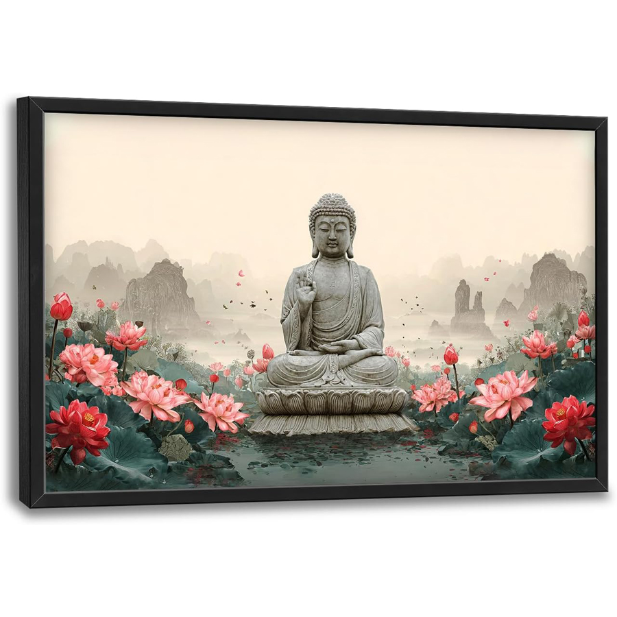 Resin Art Studio - Büyük Buda heykeli 5D mozaik Zen