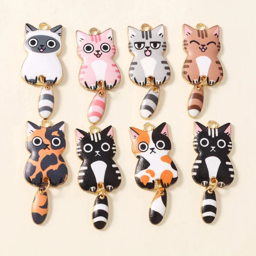 Resin Art Jewellery Kit - 10 adet 16 × 39mm sevimli
