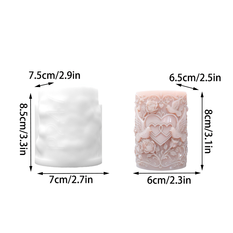 Çift Kalpli Bağlantılı Beyaz G - Resin Art Of Rose incelemesi ve fiyatı