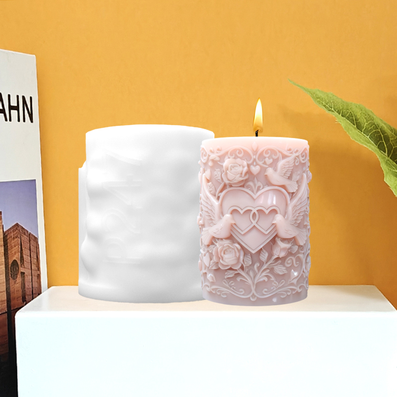 Çift Kalpli Bağlantılı Beyaz G - Resin Art Of Rose incelemesi ve fiyatı