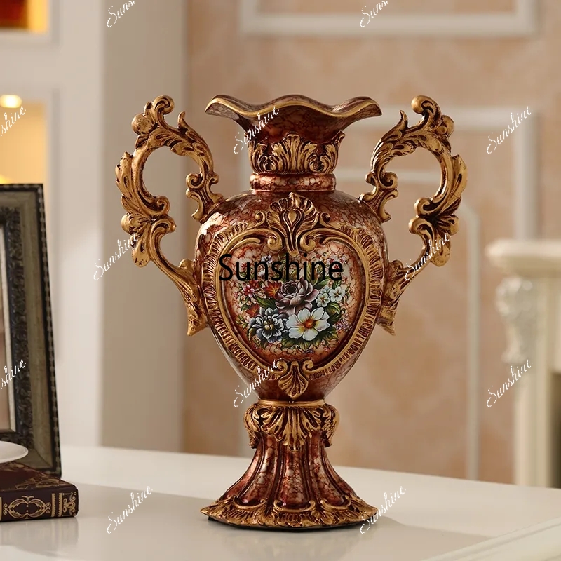 Avrupa Lüks Saray Reçine Vazo  - Resin Art Gift For Wedding incelemesi ve fiyatı