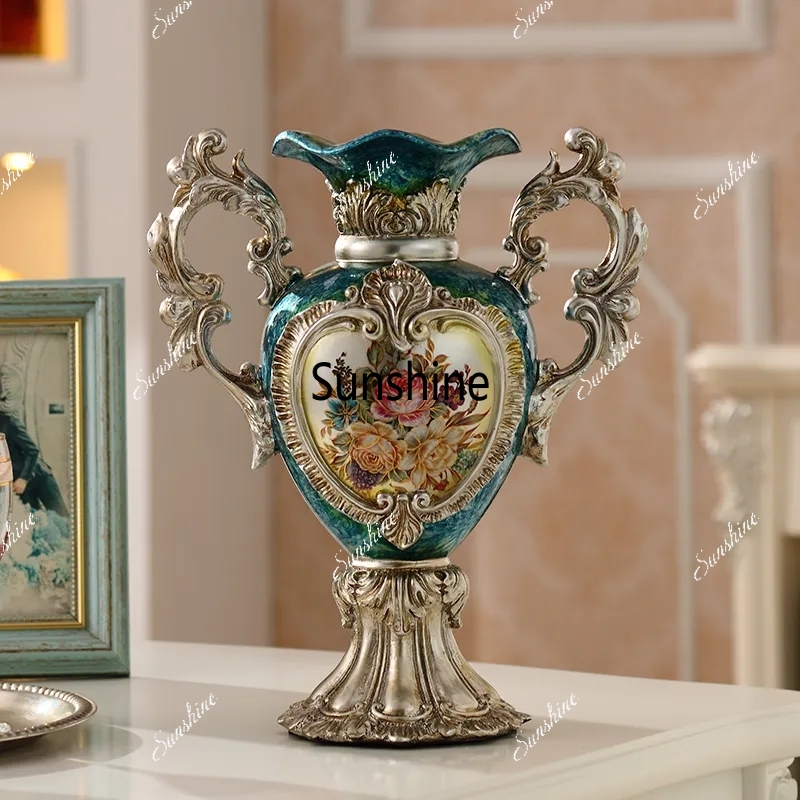 Avrupa Lüks Saray Reçine Vazo  - Resin Art Gift For Wedding incelemesi ve fiyatı