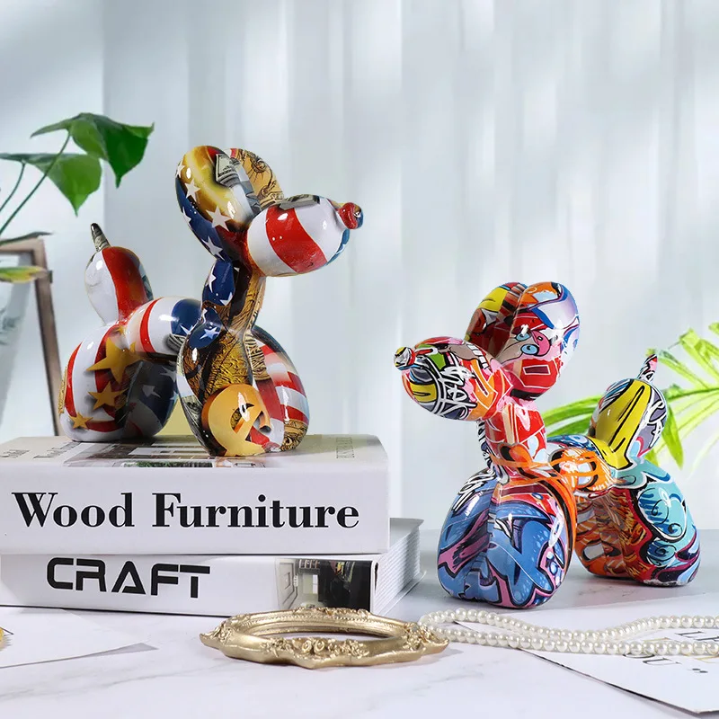 Reçine Graffiti balon köpek fi - Resin Art Decoration Items incelemesi ve fiyatı
