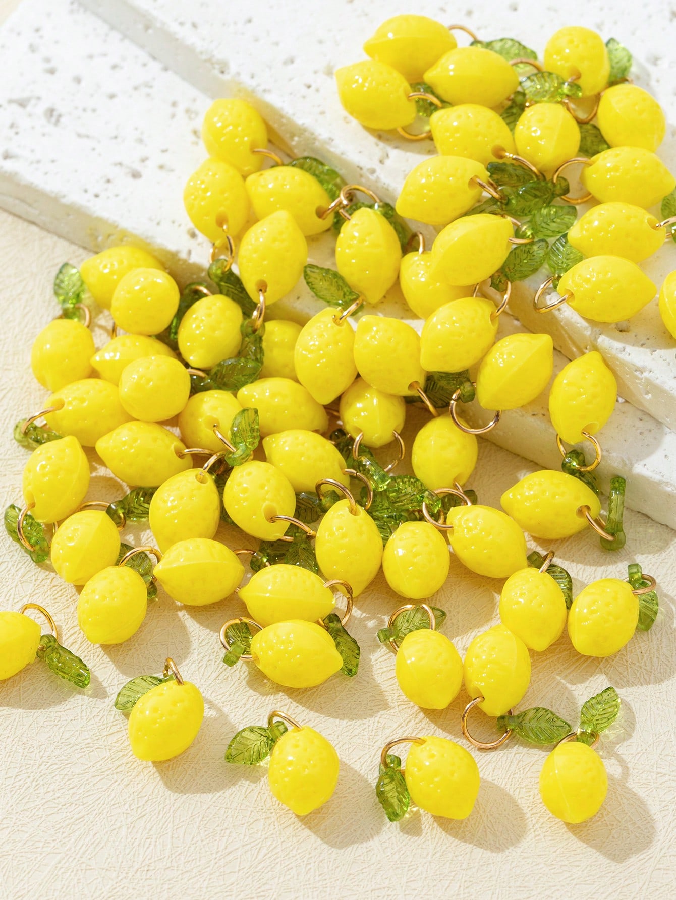 10 adet 3D limon reçine takıla - Resin Art Bracelet incelemesi ve fiyatı