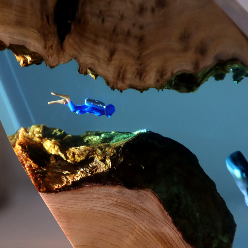 Yeni Sualtı Mağarası Balina Da - Resin Art Gift For Wedding incelemesi ve fiyatı