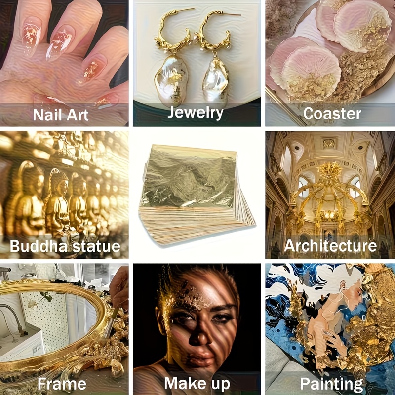100 Adet İmitasyon Altın Folyo - Resin Art Gift For Wedding incelemesi ve fiyatı