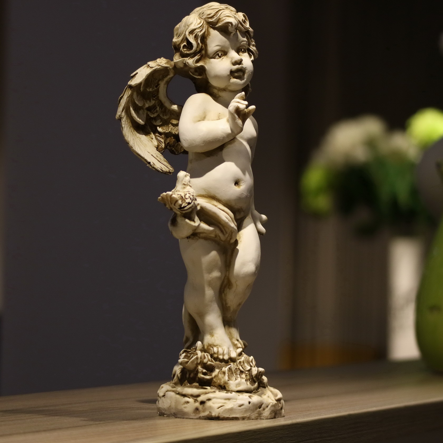 Retro Reçine Melek Heykelcik 2 - Resin Art Gift For Wedding incelemesi ve fiyatı