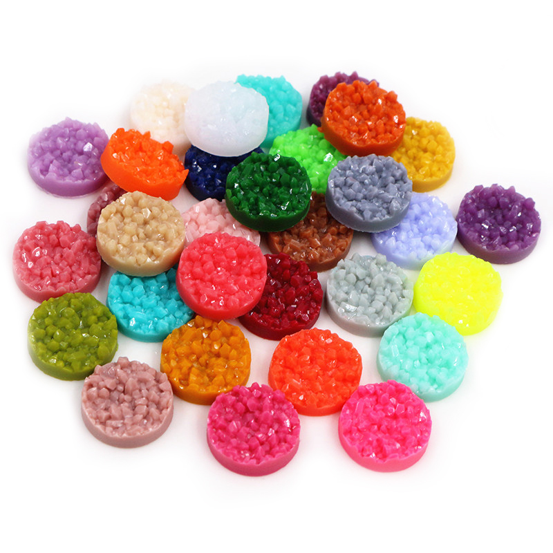 40 adet Reçine Druzy Cabochons - Resin Art Jewellery Kit incelemesi ve fiyatı