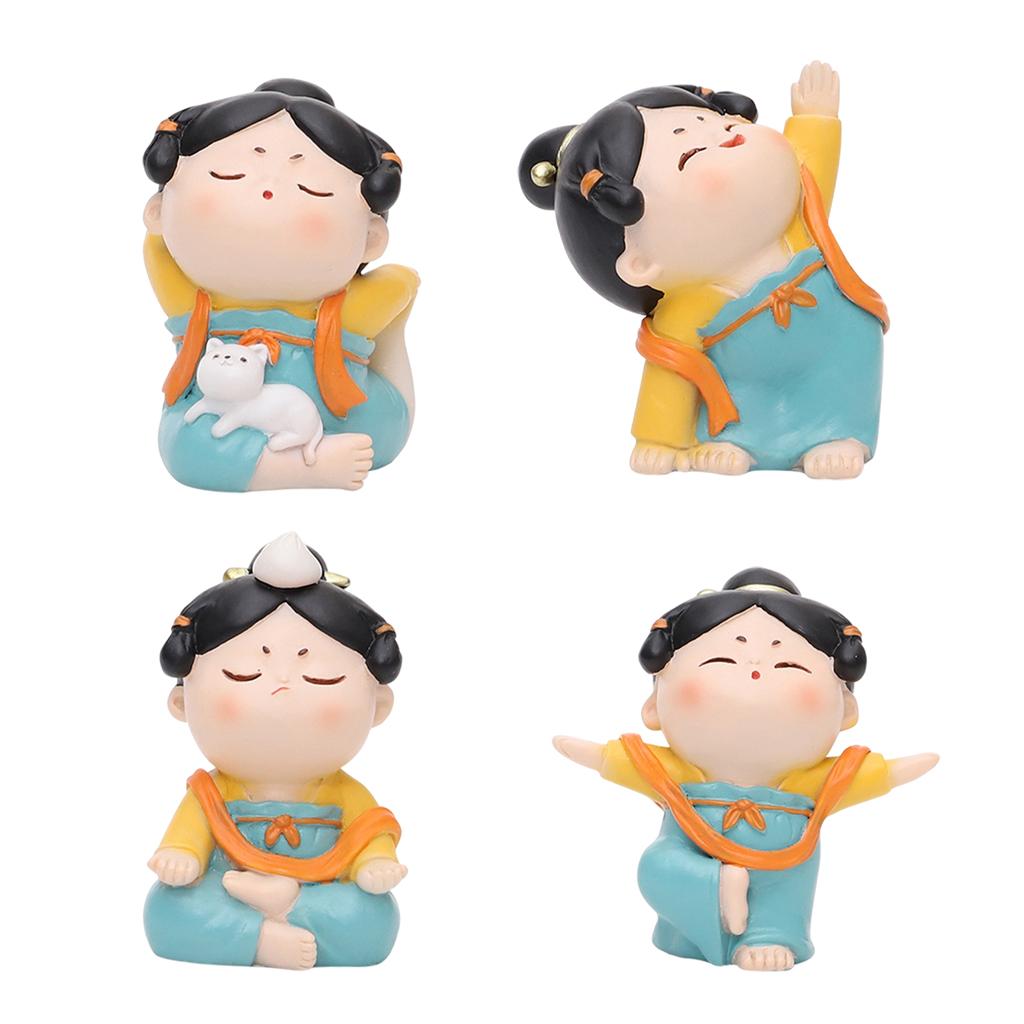 Sevimli Çinli Bayan Yoga Heyke - Resin Art Studio incelemesi ve fiyatı