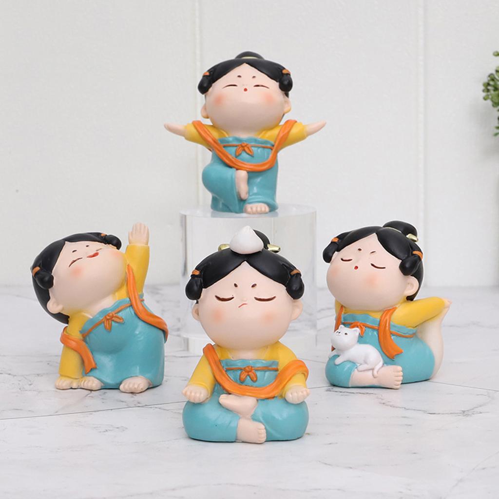 Sevimli Çinli Bayan Yoga Heyke - Resin Art Studio incelemesi ve fiyatı