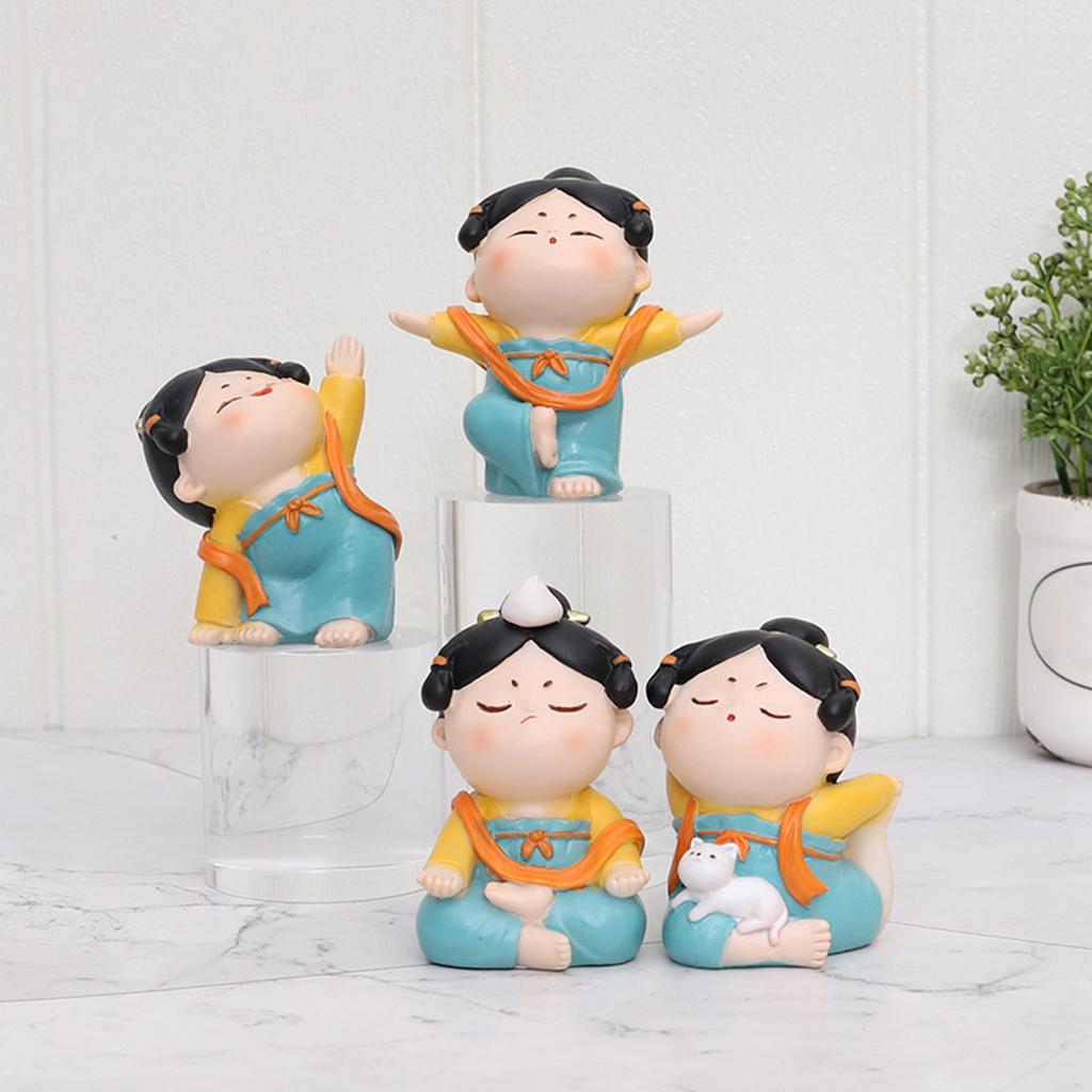 Sevimli Çinli Bayan Yoga Heyke - Resin Art Studio incelemesi ve fiyatı