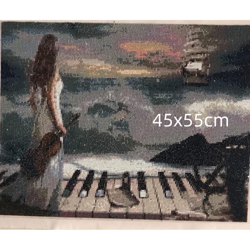 Piyano Oynayan Kız Yetişkinler - Resin Art Studio incelemesi ve fiyatı
