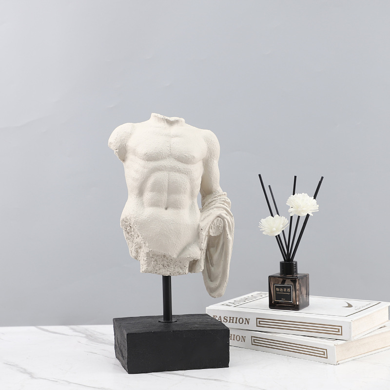 İskandinav yaratıcı yarım figü - Resin Art Decoration Items incelemesi ve fiyatı