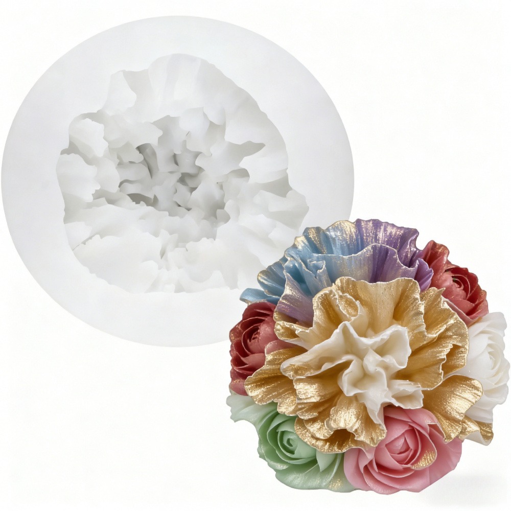 Güller, Şakayıklar ve Karanfil - Resin Art Gift For Wedding incelemesi ve fiyatı
