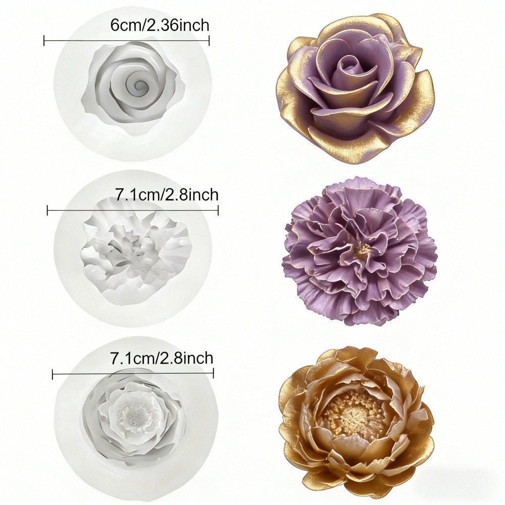 Güller, Şakayıklar ve Karanfil - Resin Art Gift For Wedding incelemesi ve fiyatı