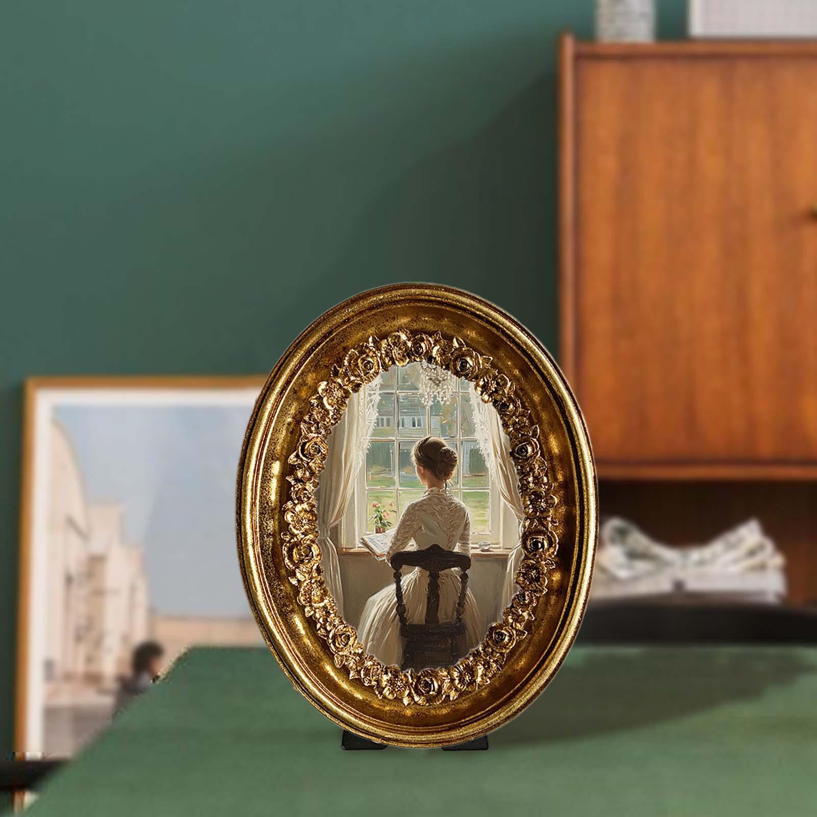 Vintage Oval Fotoğraf Çerçeves - Resin Art Studio incelemesi ve fiyatı