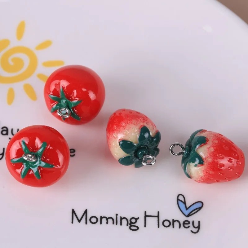 10 adet gerçekçi 3D çilek doma - Resin Art Bracelet incelemesi ve fiyatı