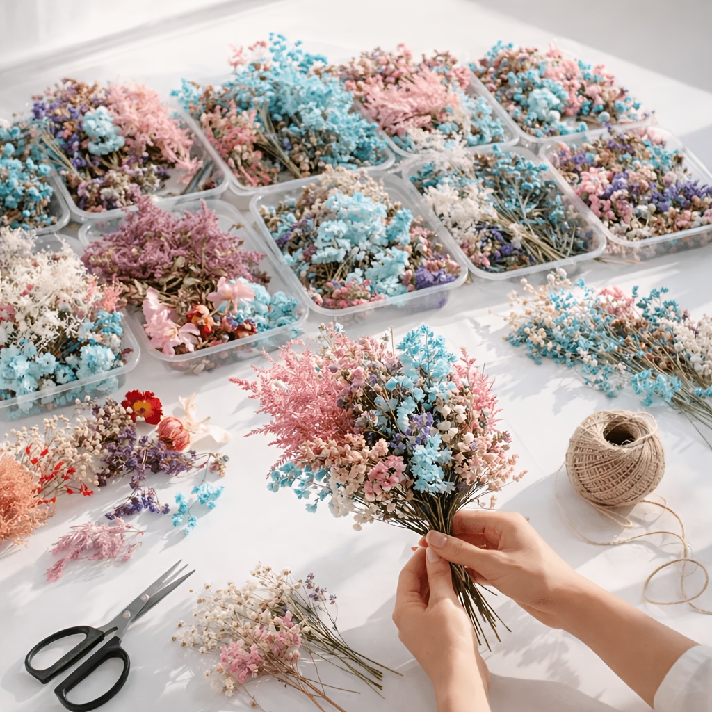 10 Kutu Karışık Kurutulmuş Çiç - Resin Art Gift For Wedding incelemesi ve fiyatı