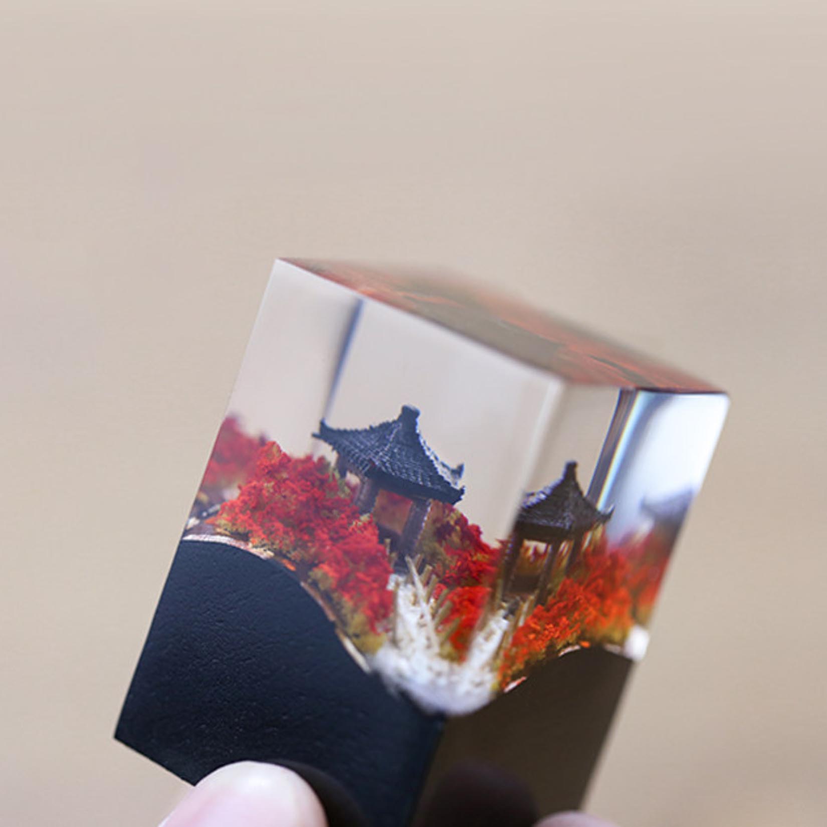 Çin Pavyonu Mühür Epoksi Bitmi - Resin Art Decoration Items incelemesi ve fiyatı