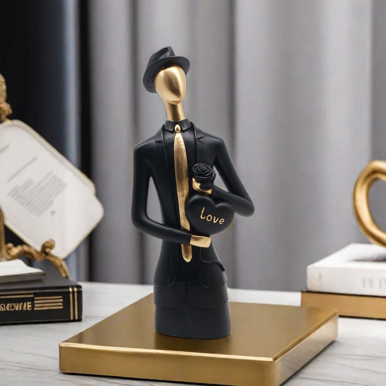 Dekor Reçine Heykel İskandinav - Resin Art Gift For Wedding incelemesi ve fiyatı