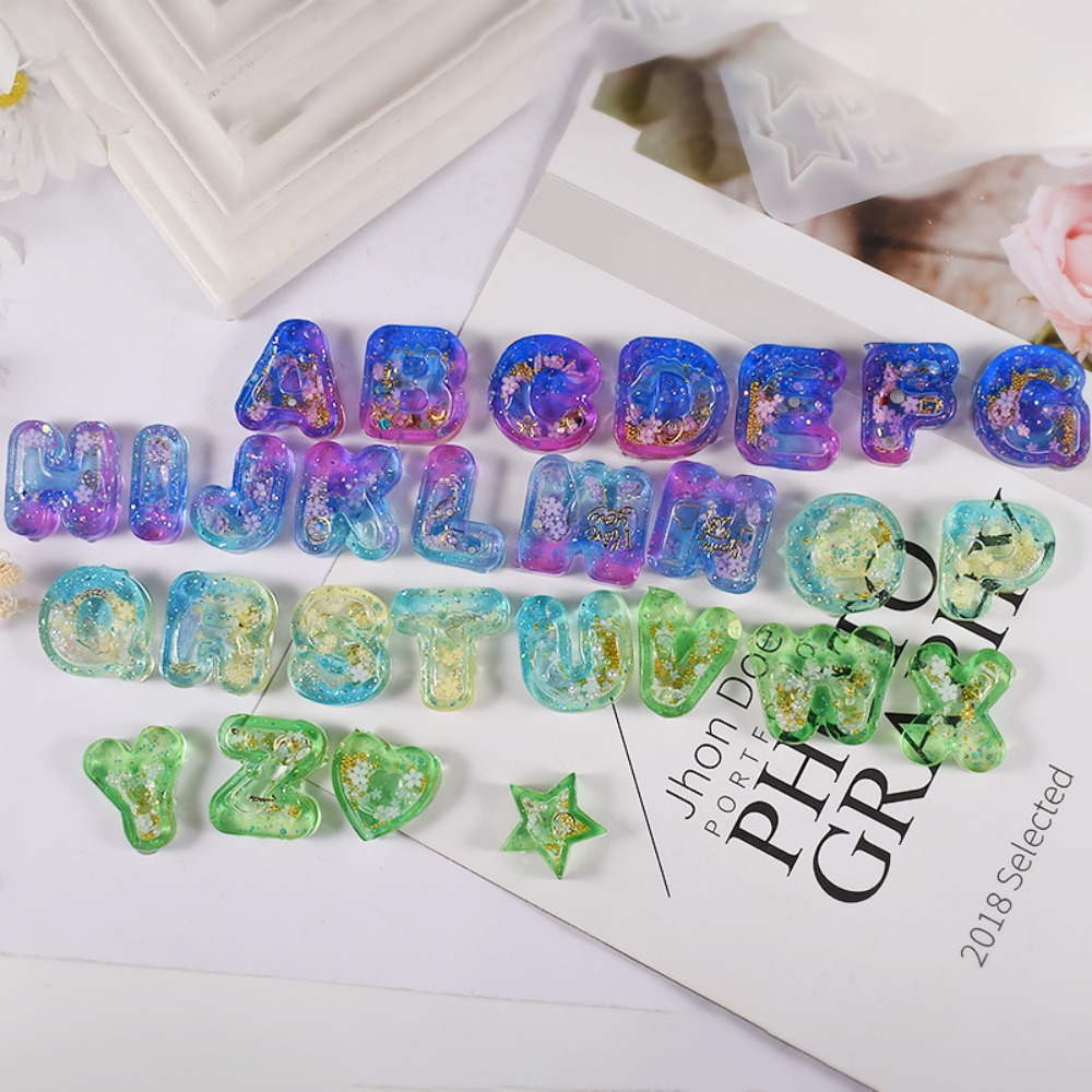 DIY Reçine Sanatı Dondurma Har - Resin Art Letter Keychain incelemesi ve fiyatı