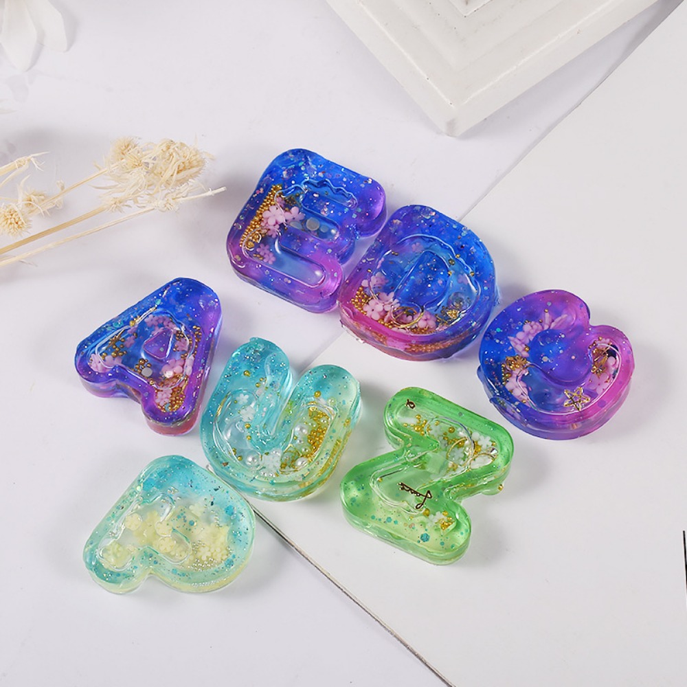 DIY Reçine Sanatı Dondurma Har - Resin Art Letter Keychain incelemesi ve fiyatı