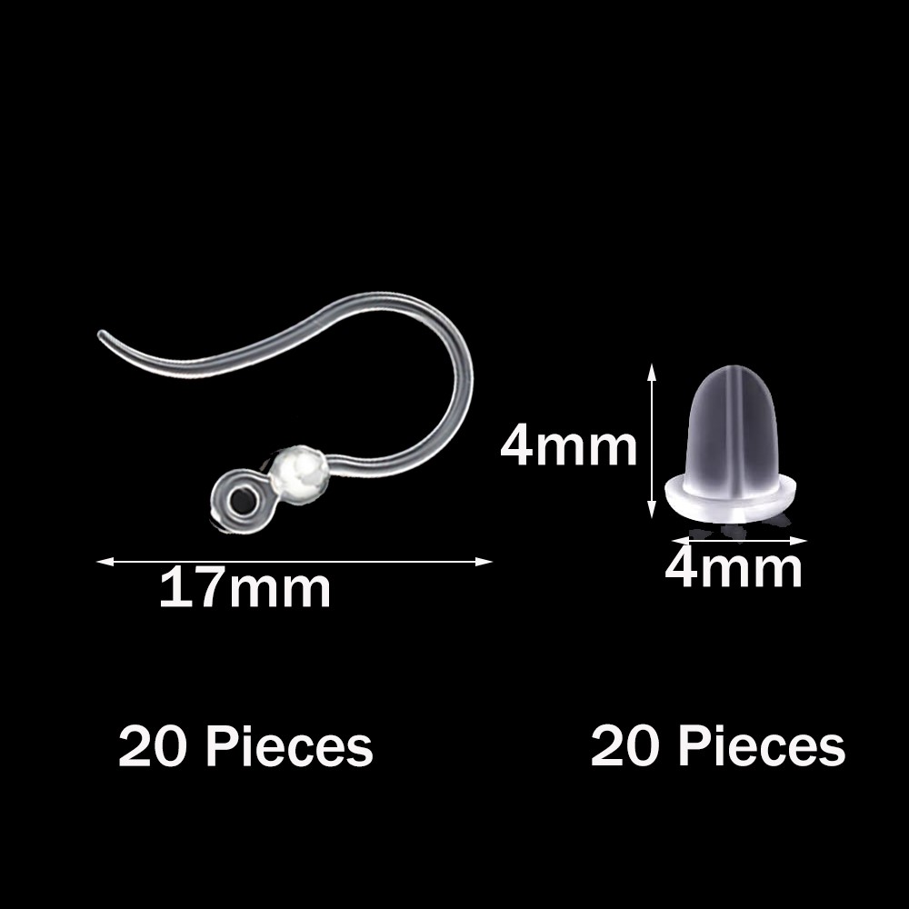 40 adet Şeffaf Plastik Küpe Ka - Resin Art Jewellery Kit incelemesi ve fiyatı