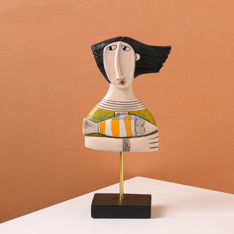 50lb Yüz Sanat Heykeli Heykel  - Resin Art Studio incelemesi ve fiyatı