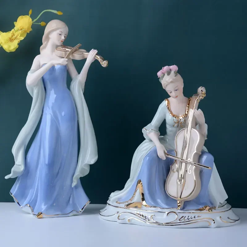 Çin Keman Kızları Seramik Figü - Resin Art Decoration Items incelemesi ve fiyatı